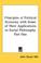 Cover of: Principles of Political Economy with Some of Their Applications to Social Philosophy Part One