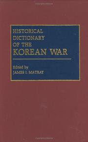 Cover of: Historical dictionary of the Korean War