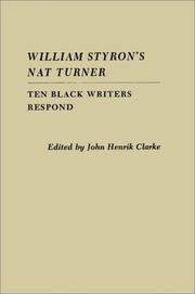 William Styron's Nat Turner by John Henrik Clarke