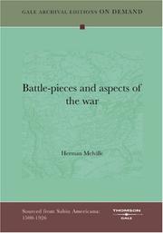 Cover of: Battle-pieces and aspects of the war by Herman Melville