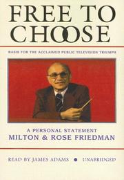 Cover of: Free to Choose | 