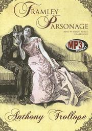 Cover of: Framley Parsonage by Anthony Trollope