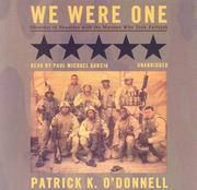 Cover of: We Were One by Patrick K. O'Donnell