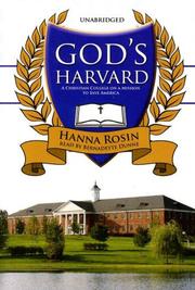 God's Harvard by Hanna Rosin