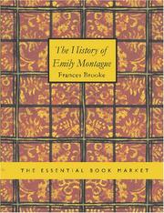 Cover of: The History of Emily Montague (Large Print Edition) by Frances Brooke