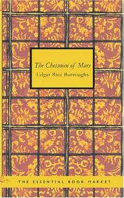 Cover of: The Chessmen of Mars by Edgar Rice Burroughs