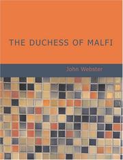 Cover of: The Duchess of Malfi (Large Print Edition) by John Webster