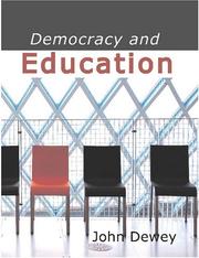 Cover of: Democracy and Education (Large Print Edition) by John Dewey
