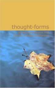 Cover of: Thought-Forms by Annie Wood Besant