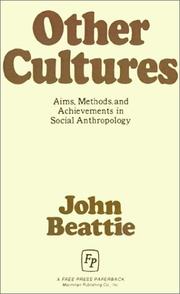 Cover of: Other Cultures by John Beattie