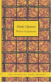 Cover of: Public Opinion by Walter Lippmann