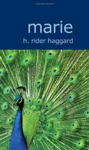 Cover of: Marie | H. Rider Haggard