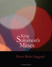 Cover of: King Solomon&apos;s Mines (Large Print Edition) by H. Rider Haggard