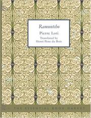 Cover of: Ramuntcho (Large Print Edition): Ramuntcho (Large Print Edition) by Pierre Loti