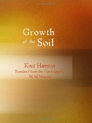 Cover of: Growth of the Soil by Knut Hamsun