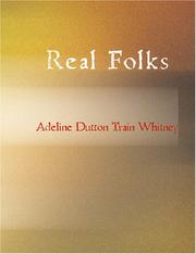 Cover of: Real Folks (Large Print Edition)