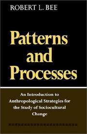 Cover of: Patterns and Process by Robert L. Bee, Robert L. Bee