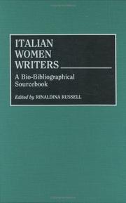 Cover of: Italian women writers by edited by Rinaldina Russell.