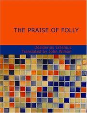 Cover of: The Praise of Folly (Large Print Edition) by Desiderius Erasmus