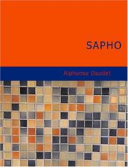 Cover of: Sapho (Large Print Edition) by Alphonse Daudet