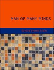 Cover of: Man of Many Minds (Large Print Edition) | Edward Everett Evans