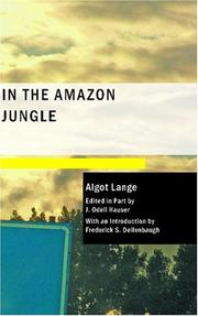 Cover of: In the Amazon Jungle by Algot Lange