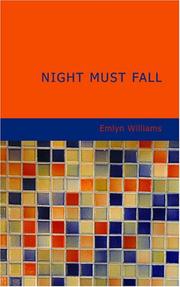 Night must fall by Emlyn Williams