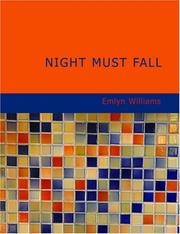 Cover of: Night Must Fall (Large Print Edition) by Emlyn Williams