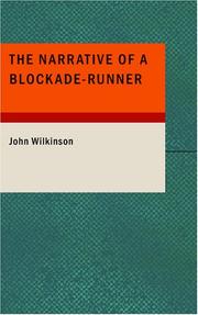 Cover of: The Narrative of a Blockade-Runner