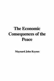 Cover of: The Economic Consequences of the Peace by John Maynard Keynes