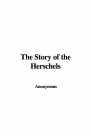 Cover of: The Story of the Herschels by Anonymous