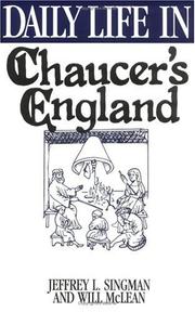 Cover of: Daily life in Chaucer's England