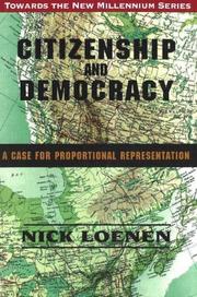 Cover of: Citizenship and democracy | Nick Loenen