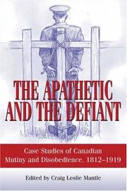 The Apathetic and the Defiant by Craig L. Mantle