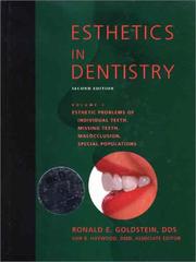 Cover of: Esthetics in Dentistry, Volume 2: Esthetic Problems of Individual Teeth, Missing Teeth, Malocclusion, Special Populations (Book with CD-ROM) (Esthetics in Dentistry)