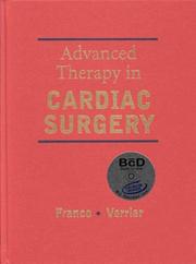 Cover of: Advanced therapy in cardiac surgery