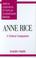 Cover of: Anne Rice