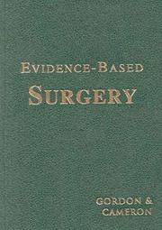 Cover of: Evidence-based surgery