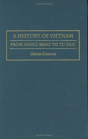 Cover of: A history of Vietnam by Oscar Chapuis
