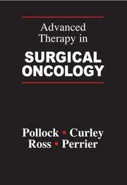 Cover of: Advanced Therapy in Surgical Oncology
