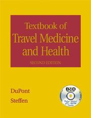 Cover of: Textbook of Travel Medicine and Health (Book with CD-ROM)