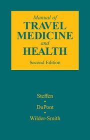 Cover of: Manual of travel medicine and health by Robert Steffen