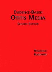 Cover of: Evidence-based otitis media by [edited by] Richard M. Rosenfeld, Charles D. Bluestone.