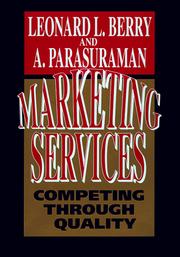 Cover of: Marketing services: competing through quality