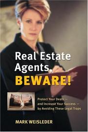 Cover of: Real Estate Agents, Beware!