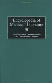 Cover of: Encyclopedia of medieval literature