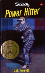 Cover of: Power Hitter (Sports Stories Series) | C A Forsyth