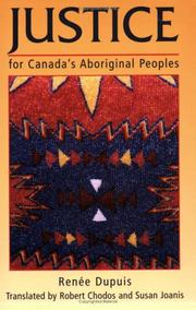 Cover of: Justice for Canada's Aboriginal Peoples