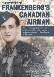 The Mystery of Frankenberg's Canadian Airman by Peter D. K. Hessel