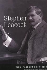 Cover of: Stephen Leacock by Albert Moritz, Theresa Moritz